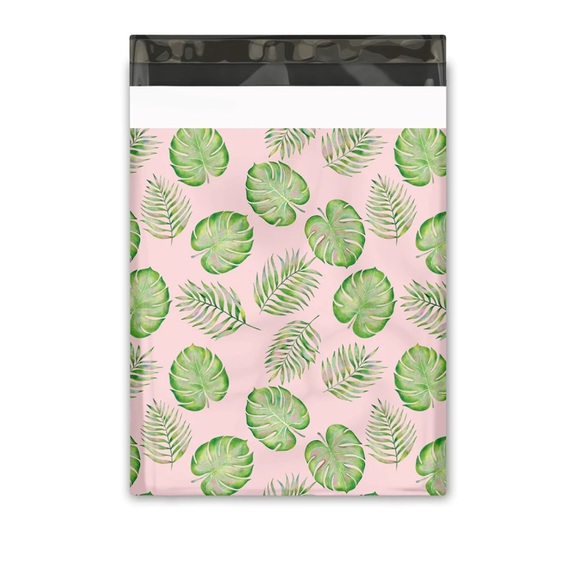 25 10X13 Poly Mailers Palm Leaves, Shipping Envelopes PRICE IS FIRM - Picture 7 of 15